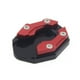 thumbnail image 3 of Placa de soporte de motocicleta, base deslizante duradera para almohadilla rojo Cola Soporte de placa de pie de apoyo, 3 of 8
