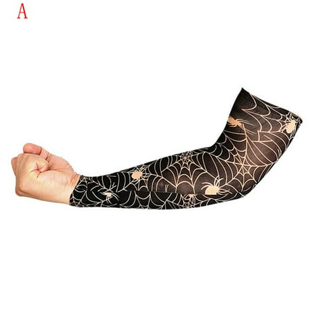 Nylon Elastic Temporary Tattoo Sleeve Designs Body Arm Stockings Tatoo