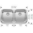 thumbnail image 2 of BLANCO STELLAR Equal Double Undermount, 2 of 2