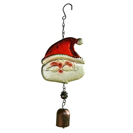 

Pendants Decor Christmas Hanging Decorations Cartoon Santa Snowman Wind Chime Bells For Christmas Party Gift