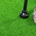 thumbnail image 4 of HEALEEP 3pcs Green Grass Mat PVC Artificial Turf Decorative Photography Props for Handicraft Enthusiasts, 4 of 8
