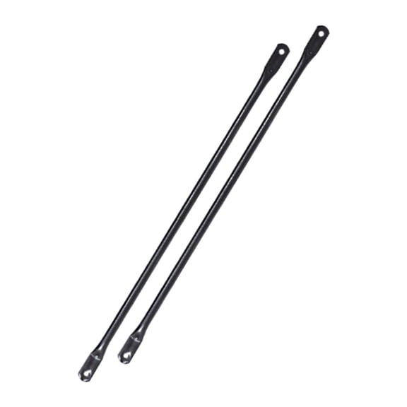2 varillas de repuesto para columpios, varillas de metal, varillas de soporte de fácil instalación, resistentes. 82 cm negro