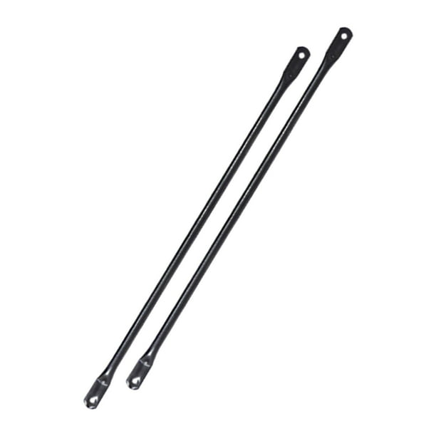 2 varillas de repuesto para columpios, varillas de metal para juego de columpios y barras de columpio. 82 cm negro