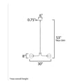thumbnail image 3 of 21635CLBK Maxim Lighting Knox - 5 Light Chandelier-8 Inches Tall and 30 Inches Wide-Black Finish, 3 of 4