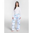 thumbnail image 2 of Frosty the Snowman Women's and Women's Plus Holiday Velour Sleep Pants, Sizes XS-3X, 2 of 5