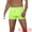 Green, variant on Unique Bargains Men's Solid Color Drawstring Waist Summer Beach Pool Swim Trunks 28 Navy