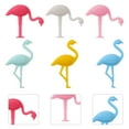 thumbnail image 3 of 1 Set 6Pcs Charmes de Verre à Vin Flamant Rose (Couleur Assortie), 3 of 8