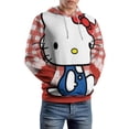thumbnail image 5 of HELLO KITTY Hoodie with Pocket Anime for Men Women Couple Gift, 5 of 7