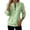 Mint Green #033, variant on Quarter Zip Pullover Sweatshirts for Women Trendy Heart Polka Dot Long Sleeve Lightweight Sweat Shirts, S