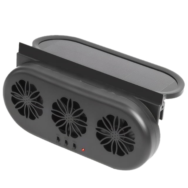 Sistema de enfriamiento de ventilación de aire automático solar 3 ventiladores ventilador de coche SUV enfriador de ventilador fresco