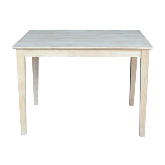 Solid Wood Top Table, Shaker Legs