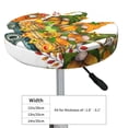 thumbnail image 4 of Fotbe Thanksgiving Truck Stool Covers Round,Waterproof Round Bar Stool Covers Bar Chair Covers Washable Stool Cushion Slipcover for 12-14 Inch Chair-14 inch, 4 of 7