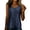 Navy Womens Tank Tops, variant on Womens Cotton Linen Tank Tops Crew Neck Wide Strap Camisoles for Women Summer Sleeveless Asymmetrical Button Down Shirts