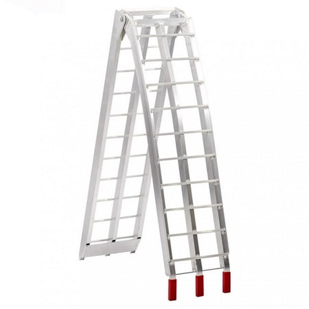 loading ramp truck aluminum lawnmower 750lb atv capacity walmart