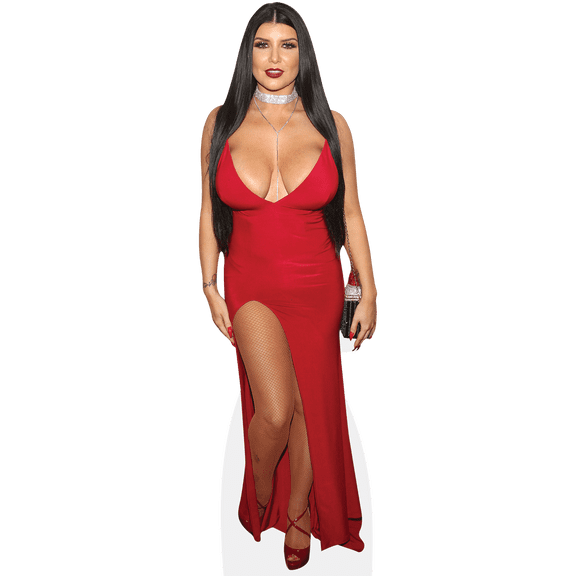 Romi Rain (Red Dress) Lifesize Cardboard Cutout Standee