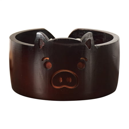 AITOCO Crochet Bowl Craft Knitting Bowl Multipurpose Animal Shape Organizer Wooden Wool Storage Basket for Home Decor Crafting Supplies clever