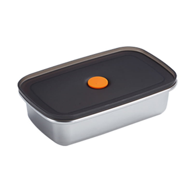 Stainless Steel Bento Lunch Box 1000ml Food Storage Lunch Container For Kids Adults With Clip Locks Metal Snack Container Walmart Com