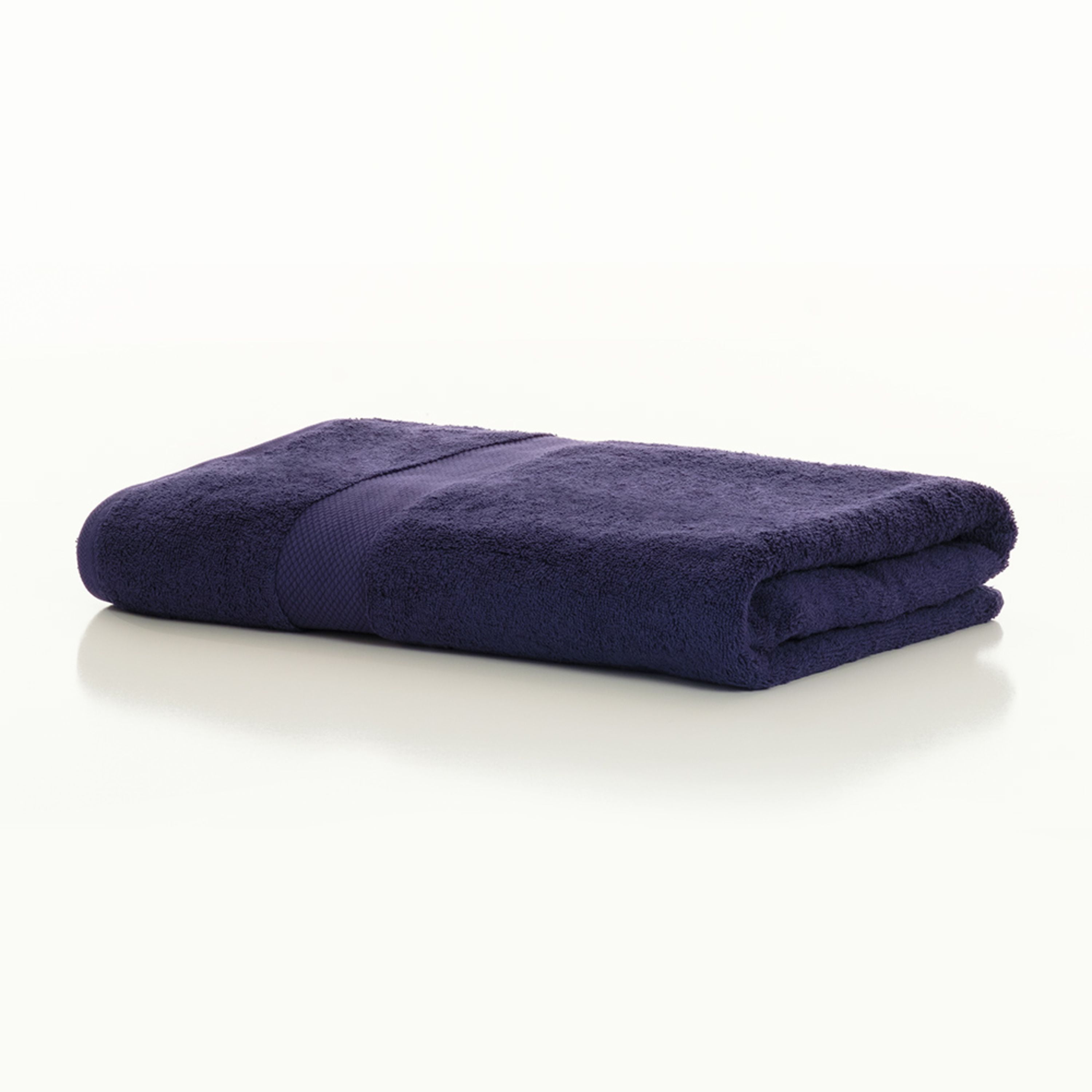 OCM 100 Cotton Oversized Bath Sheet, Navy Blue, Supersoft 30" x 60