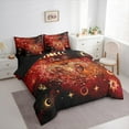 thumbnail image 3 of Castle Fairy Teens Horoscope Sheep 7 Pieces Bedding Comforter Set,Psychedelic Constellations Full Bedding Set Lightweight,Starry Sky Fitted Sheet Flat Sheet,Luxury Bedroom Decor, 3 of 8
