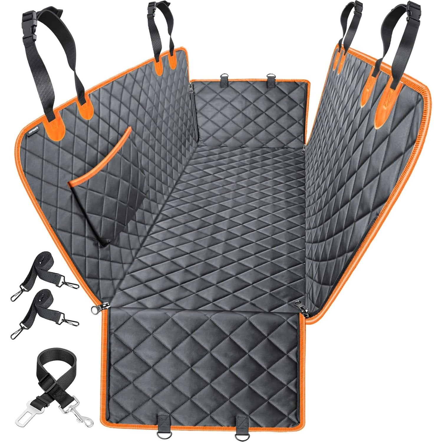 Waterproof Back Seat Extender For Dogs - Scratch Resistant Car Hammock & Pet Seat Cover - View #12