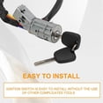 thumbnail image 3 of For C2 C3 2002-2010 Ignition Lock Cylinder Switch, 3 of 5