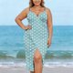 thumbnail image 2 of TaTaai Women Solid Color Sheer Chiffon Beach Cover Up Wrap Sarong Long Skirt with Tie Waist Lightweight Flowy Dress for Swimwear Vacation Pool Party Wear Gift, 2 of 9