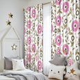 thumbnail image 5 of Blackout Kids Curtains,Pioneer Flower Floral Print Pattern Childrens Insulated Curtains Set Of 2,Bedroom Essentials,Toddler Room Decor 52"x84", 5 of 5