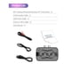 thumbnail image 4 of Nfc Multifunción Receptor Y Transmisor Bluetooth Soporte Dos En Uno Tarjeta Tf U Disco Reproducir Rca Llamada 5.0 Adaptador Estéreo Adaptador Inalámbrico Amplificador Kearding EL016097-00, 4 of 5