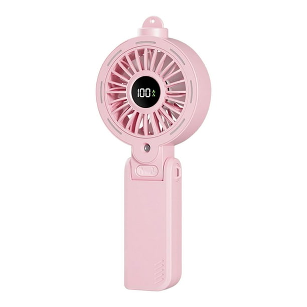 Ventilador de Cuello Portátil Ventilador Digital de Pulverización Portátil Ventilador de Alta Velocidad de Escritorio Plegable Ventilador de Cuello Colgante Ventilador Grande
