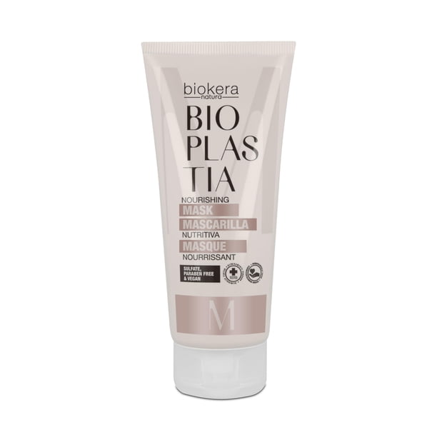 Salerm Biokera Natura Bioplastia Nourishing Hair Mask with Vegan Keratin and Manketti Oil, 200 ml