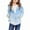 Sky Blue, variant on 4-12Years Toddler Kids Boys Girls Fashion Cute Gradient Print Long Sleeve Pocket Zipper Hoodies Coat Family Gifts Blue 4 Years