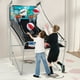 Costway Double Jeu d'Arcade de Basket-Ball avec 8 Modes de Jeu Électronique Scoring Vert – image 2 sur 10