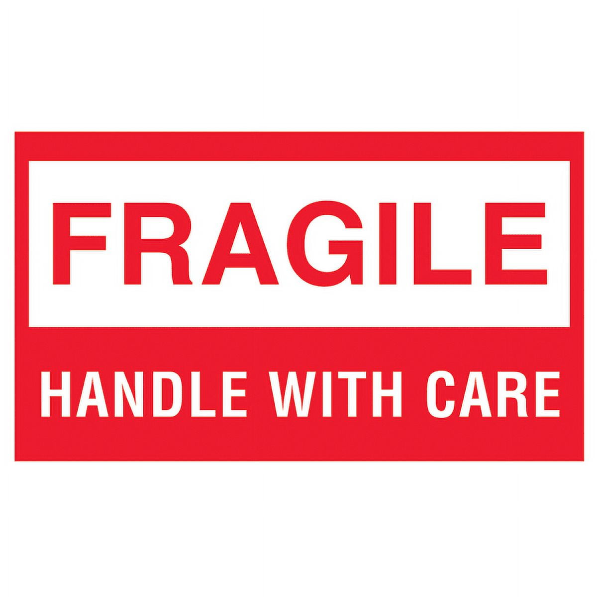Tape Logic Label,Fragile HWC,3x5