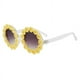 thumbnail image 1 of Gafas de sol retro de margaritas para mujer, gafas de sol redondas de flores para festivales de discoteca, 1 of 5