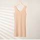 thumbnail image 1 of Vestido de verano de talla grande para chica gordita, de seda helada, ultrafino, sin costuras, de tela suave y agradable al tacto, camisón sexy con base de tirantes, 1 of 6