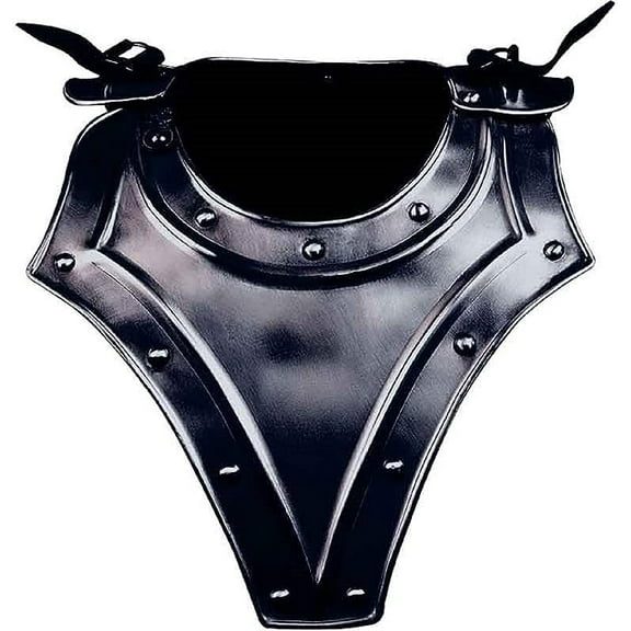 Medieval Viking Blackened Georg Gorget Reenactment Armour