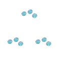 thumbnail image 1 of Minnieouse Cuentas de cristal para mujer, suministros exquisitos para pendientes, accesorios de joyería de forma redonda, Kit de tachuelas Type1 NO1, 1 of 6