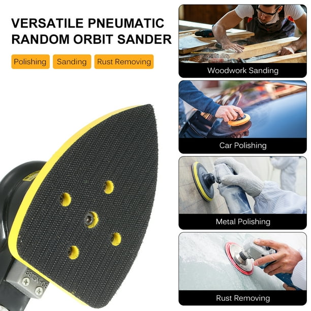 Pneumatic Random Orbit Sander Air Sander Polisher Small Triangular