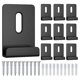 thumbnail image 1 of 10 Piezas De Clips De Metal Para Espejos Yuxing Kit De Clips Para Colgar Espejos De Canal Ancho Color Negro, 1 of 5