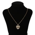 thumbnail image 1 of Collar Con Colgante De Letras Collar De Corazón Para Mujer Collar De Moda Collar Con Colgante De Corazón Para Regalo Del Día De La Madre matsuzay HA024733-01, 1 of 5
