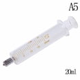 thumbnail image 1 of Seringue en Verre de 1 ml à 100 ml Tête Luer Lock Seringue Injecteur en Verre Réutilisable, 1 of 3
