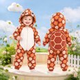 thumbnail image 6 of LIIPEE Baby Casual Cartoon Animal Zip Up Jumpsuit Boys Girls Fall Winter Cozy Cute Long Sleeve Hooded Romper, 6 of 6