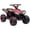 Red, variant on Sunnyfree 12V Kids Ride-On ATV, Electric Quad with Forward & Reverse, Wear-Resistant Wheels, Headlights, Horn, Music & USB, 3-5 Years, Yellow