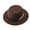 Coffee, variant on Women Men Hats Ribbon Wide Brim Flat Top Jazz Autumn Winter Wedding Party Daily Street Cap
