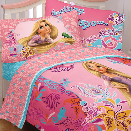 51 Llc 12505158 Disney Tangled, Rapunzel Queen Size Bedding