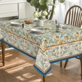 thumbnail image 3 of Rustic Rectangular Tablecloth 60×104 Inch, Bird Floral Vintage Washable Table Cover for Party Picnic Dinner Decor, 3 of 6