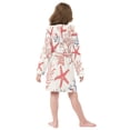 thumbnail image 7 of FORMRS Niños Bathrobe Unisex Hooded Robe Soft Plush Pajamas Sleepwear, Size 2-3T, Starfish Seashell, 7 of 7