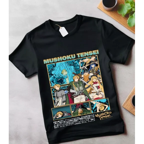 Mushoku Tensei T-Shirt Migurida Jobless Reincarnation Horror Anime Shirt gift