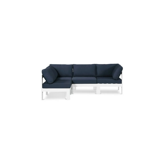 Meridian Furniture Nizuc Navy Outdoor Patio Modular Sectional