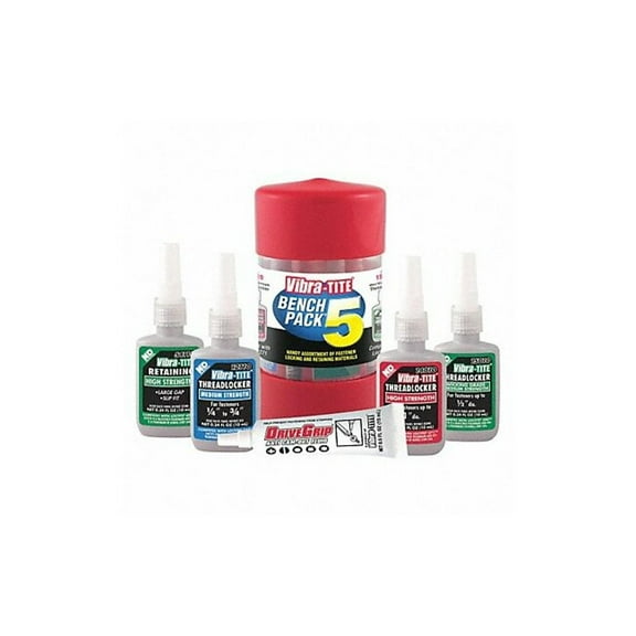 Vibra-Tite Threadlocker,Red,Tube,Kit 27005